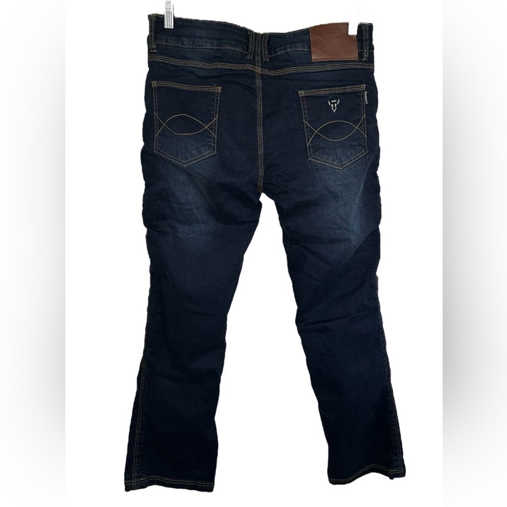 Bull-it SR6 Motorcycle Jeans Vintage Blue Covec Padded Women’s Size 10 US - Picture 2 of 13